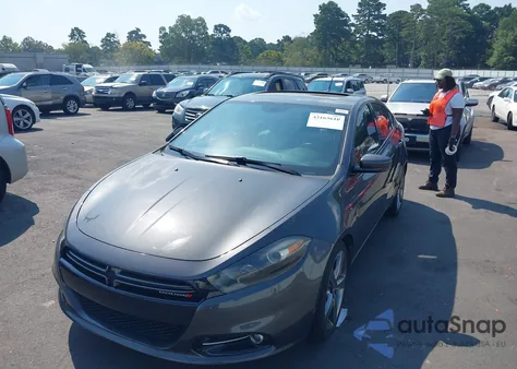 2014 Dodge Dart Gt из США, поврежденный, VIN 1C3CDFEB1ED906192